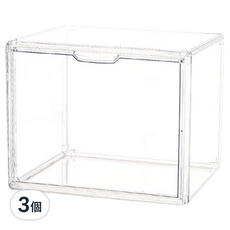 無隔板包包展示盒 SN0786 35.5 x 26.5 x 21.5cm, 透明色, 3個