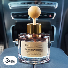 Ein.D 經典大容量擴香瓶 原木擴香球棒, 英國梨 + 小蒼蘭, 110ml, 3套