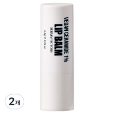 DermaFactory EDLP 純素神經醯胺 1% 護唇膏, 無香, 2個, 6.5g