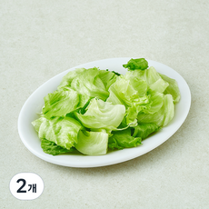 무농약 스마트팜 손질 양상추, 250g, 2개, 1개입