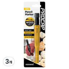 monAmi Pro Cap乾式筆型馬克筆 黑色, 1 種顏色, 3個