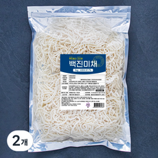 부드럽고 고소한 백진미채, 1kg, 2개