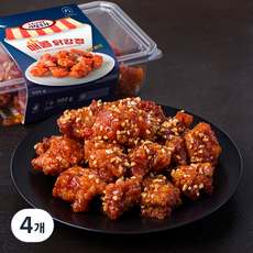 조르니키친 야심포차 매콤 닭강정, 500g, 4개