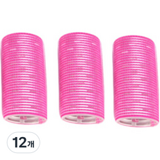 바코젤 열전도 헤어롤 구르프 50 x105 mm, 진분홍, 12개