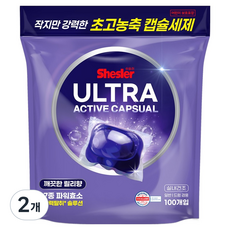 쉬슬러 초고농축 올인원 실내건조 캡슐세제 릴리향, 100개입, 2개