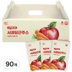황금이네 사과 당근주스, 100ml, 90개