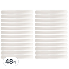 로즈로드 욕실 미끄럼 방지 테이프 패치 투명 2 x 38 cm, 48개