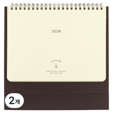 PAPERIAN 2026年 Attitude 兩用桌曆, 2個, 混色