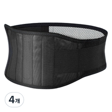 바디메딕 발열 허리보호대 블랙, 4개