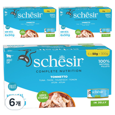 스케지어 어덜트 고양이 주식캔 50g 6p, 참치, 300g, 6개