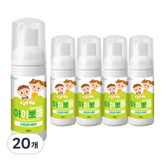 아이뽀들 핸드워시 애플향 휴대용, 50ml, 20개