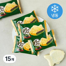 빙그레 말차 붕어 싸만코 아이스크림 (냉동), 15개, 1개입, 150ml