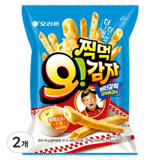 오리온 오감자 찍먹 버터갈릭감자튀김, 64g, 2개