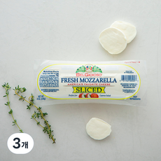 벨지오 모짜렐라 로그슬라이스, 226g, 1개입, 3개