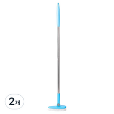 Maket Gamseong 浴室地板清潔用三角刷, 2個, 天空藍