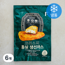 크리스피 통살 생선까스 (냉동), 320g, 6개