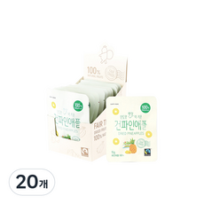 어스맨 인도양 무설탕 건파인애플, 20개, 15g