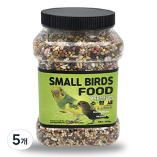 그로비타 잉꼬 & 소형앵무 사료, 750g, 5개