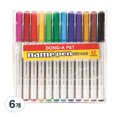 DONG-A 鉛筆油性筆組, 12色, 6個