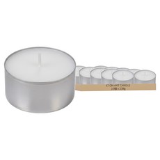 高優質無煙茶蠟燭 4小時 1.4 x 3.8cm 10個, 無煙, 238g, 1組