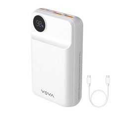 보바 22.5W 휴대용 보조배터리 20000mAh, VA-121, 화이트