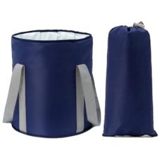 BangJiaShi 幫家適 泡腳袋 高筒帶蓋贈收納袋, 藏青色, 1個