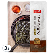 廣川海苔 在平底鍋上直接烤出來的傳統現烤海苔, 20g, 3個