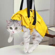 DING DONG PET 寵物防咬固定美容袋 L, 1個, 黃色