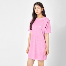 유세븐 보온 비치웨어 테리 라운드넥 원피스