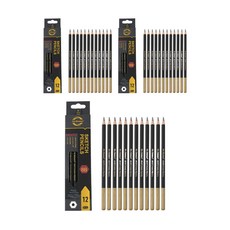 Valhappy專業繪圖鉛筆 單色, 36個, 8B