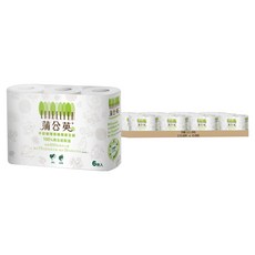 蒲公英 環保捲筒衛生紙 100%再生紙製造, 6捲, 16袋