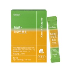 加拿大產Kamut卡姆小麥纖活酵素粉 檸檬口味 30條入, 90g, 1個