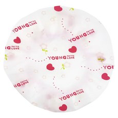 伴佳家 花心可愛浴帽-粉紅 1入、防水防潮、鬆緊帶設計 沐浴好心情