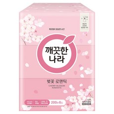 KleanNara 可綠納樂 櫻花浪漫美容紙巾 2層, 6個, 200入