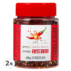 곰곰 크러쉬드 레드페퍼, 100g, 2개