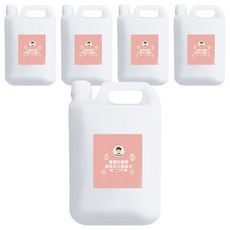 BUBUBOSS 寶寶防護罩 廚房用次氯酸水 超值補充瓶, 4L, 5桶