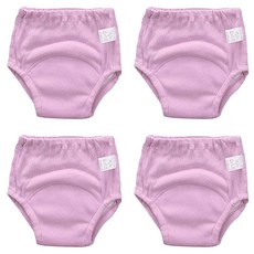 Bebehome居家生活 6層紗紗布學習褲/透氣親膚尿布褲 14~23kg, 紫色, 4件