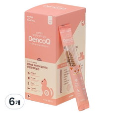 뉴트리오 고양이 덴코큐 덴탈 양치껌 20p, 160g, 6개, 연어