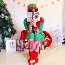 男款聖誕精靈服裝