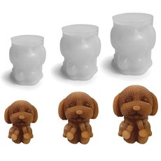 ROMEO 冰塊模具 狗狗家庭組, 1套, 白色