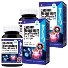 Naturalize 鈣鎂鋅維他命D保健錠, 2罐, 120顆