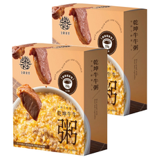 樂食全齡食堂 乾坤牛牛粥 嚴選牛肉蔬菜 營養均衡 方便快速 全家大小都適合, 500g, 2盒