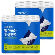크리넥스 빨아쓰는 위생행주, 36매, 12개