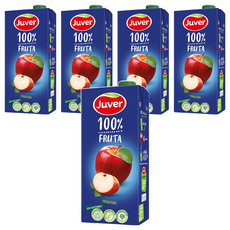 Juver 茱兒 蘋果汁 1L 5瓶 100%純果汁 無添加糖及人工防腐劑