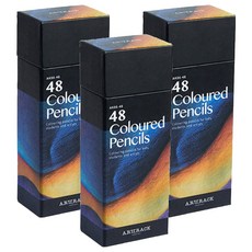 Dong-A PMS 專家用高級色鉛筆, 3個, 48色