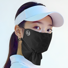 高爾夫防曬面罩 C4款, Black