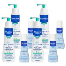 무스텔라 스텔라토피아 클렌징 크림 200ml + 노-린스 클렌징 워터 50ml 세트, 4세트