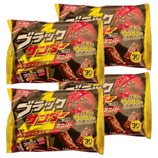 有樂 黑雷神可可風味餅乾量販包 酥脆口感 濃郁可可香氣 獨立包裝 方便攜帶, 144g, 4包