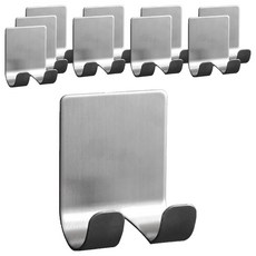 홈바내쓰 스텐 304 면도기 거치대 2p, 실버, 10개