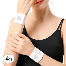관절가이드 초경량 슬림 손목보호대, 4개, 화이트